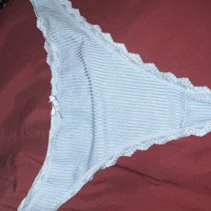 Blue Plus size thong