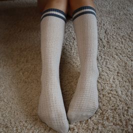 Long White Socks