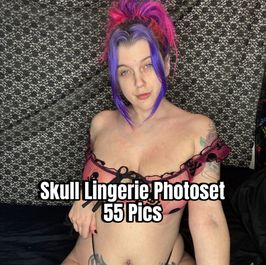 Skull Lingerie Photoset 55 Pics