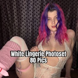 White Lingerie Photoset 80 Pics