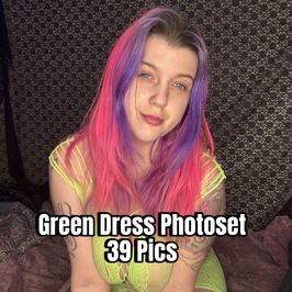 Green Dress Photoset 39 Pics