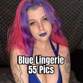 Blue Lingerie Photoset