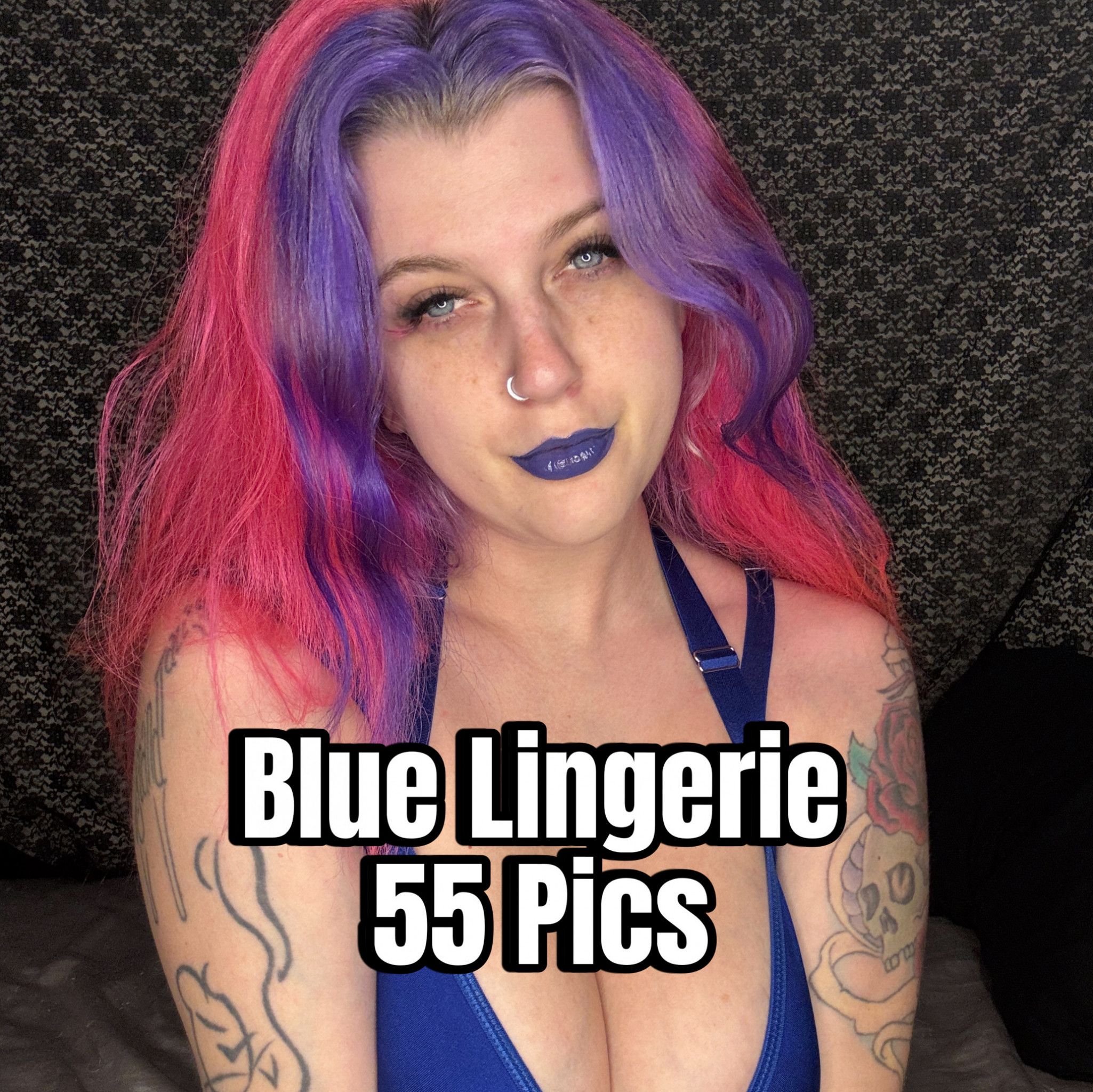Blue Lingerie Photoset