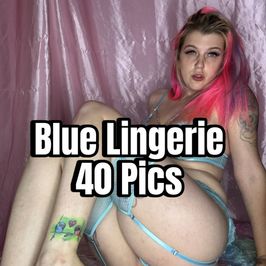 Blue Lingerie Photoset