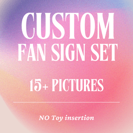 Fan Sign Photoset NO toy insertion