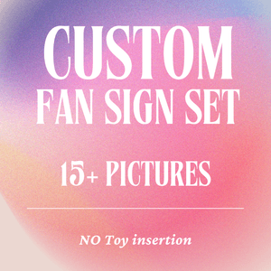 Fan Sign Photoset NO toy insertion