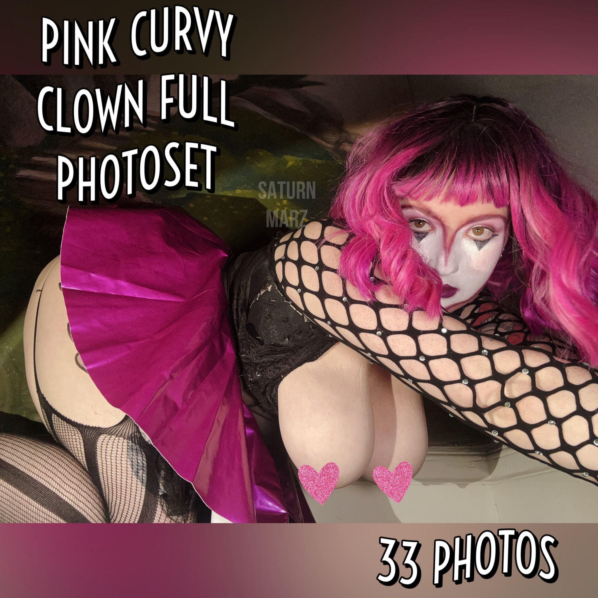 Pink Curvy Clown: Full Photoset