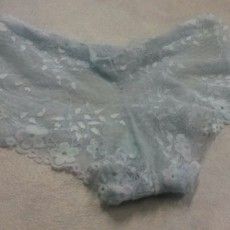 Used Blue Lace Panty