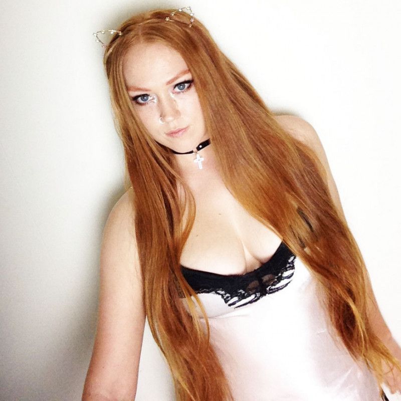 White Satin and Black Lace Nightie