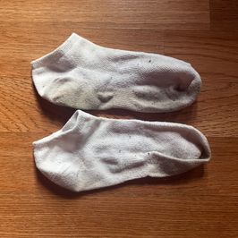 Sweaty Little White Socks