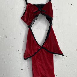 Red Velvet dress