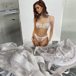 Sheer bra and panties