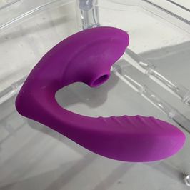 Purple toy with clit sucker