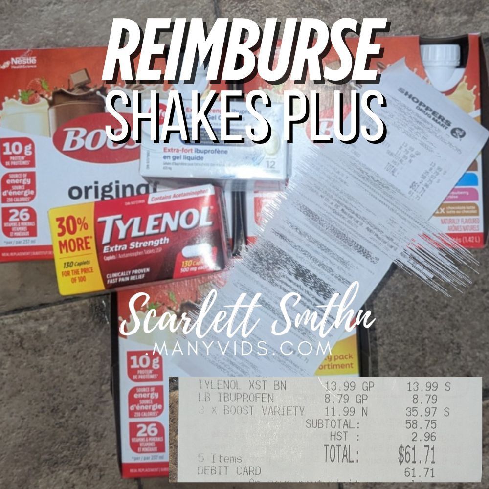 Reimburse my Shakes and pain relief