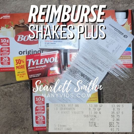 Reimburse my Shakes and pain relief