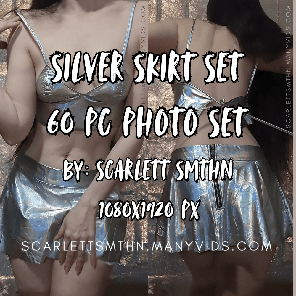 Silver Skirt Set 60pc Photo set
