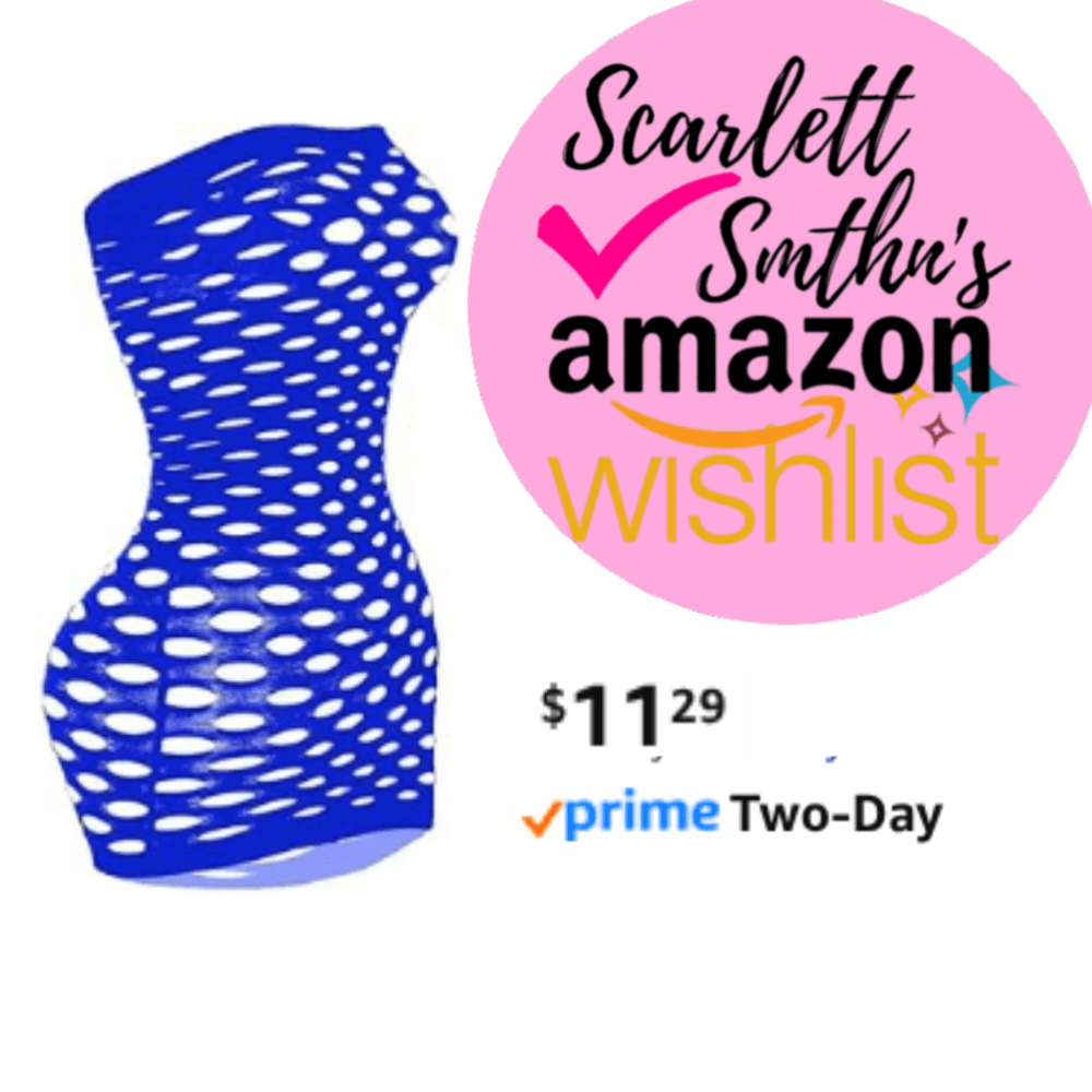 Gift Me Blue Fishnet Tube Dress