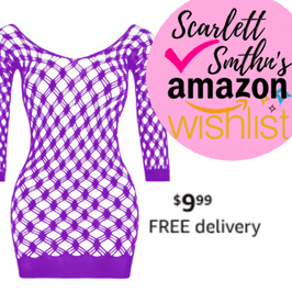 Gift Me Purple Fishnet Dress