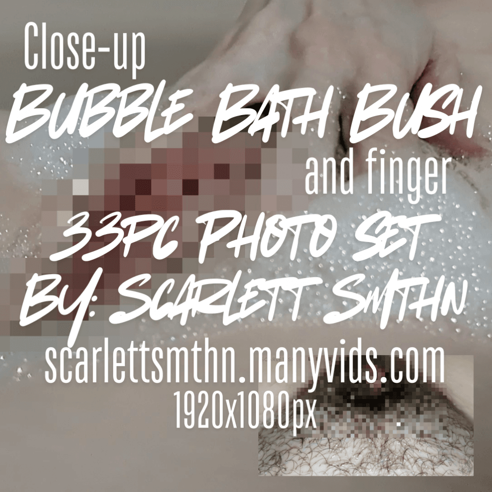 Bubble Bath Bush 33pc photo set
