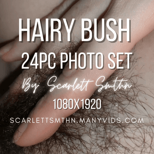 Hairy Bush 24pc Photo set
