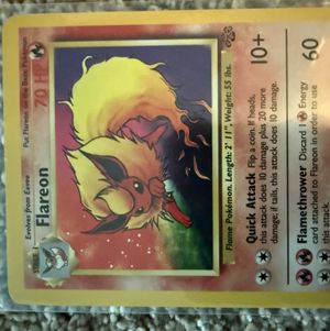 Flareon Pokemon Card