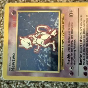 Mewtwo Pokemon Card