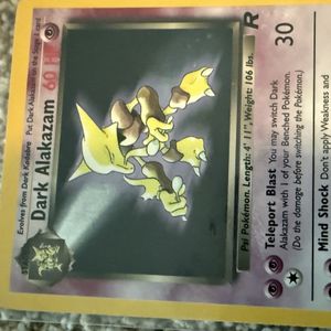 Alakazam Pokemon card