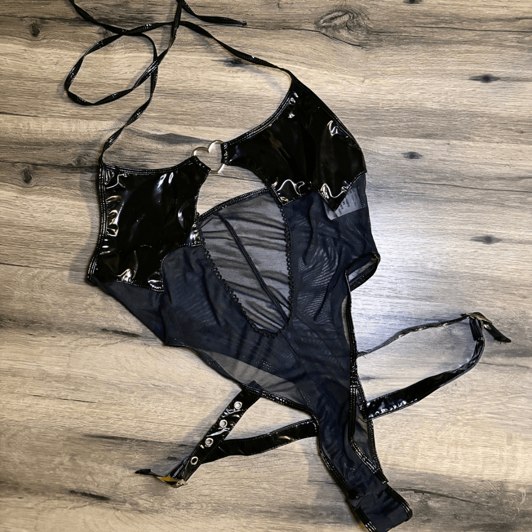 Black Latex Teddy