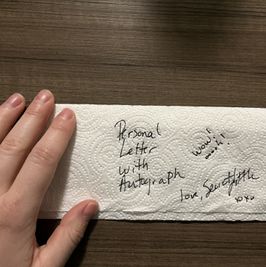 Personal Letter With Autograph