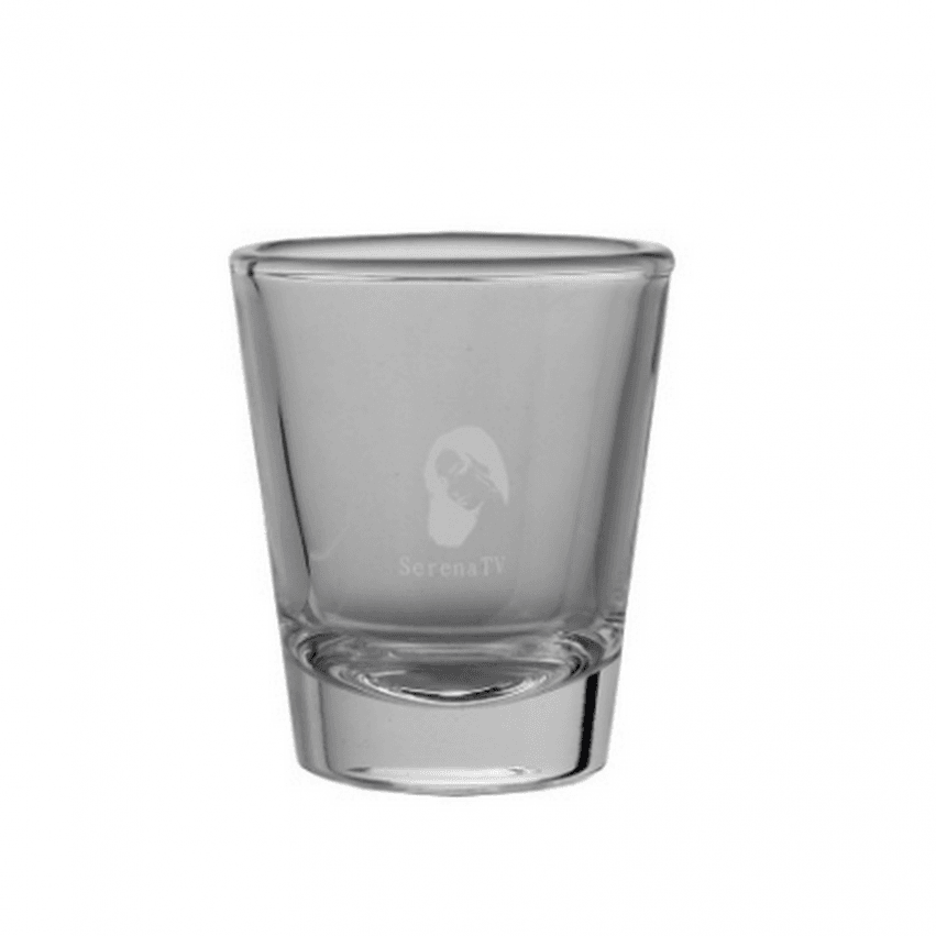 SerenaTV Shot Glass