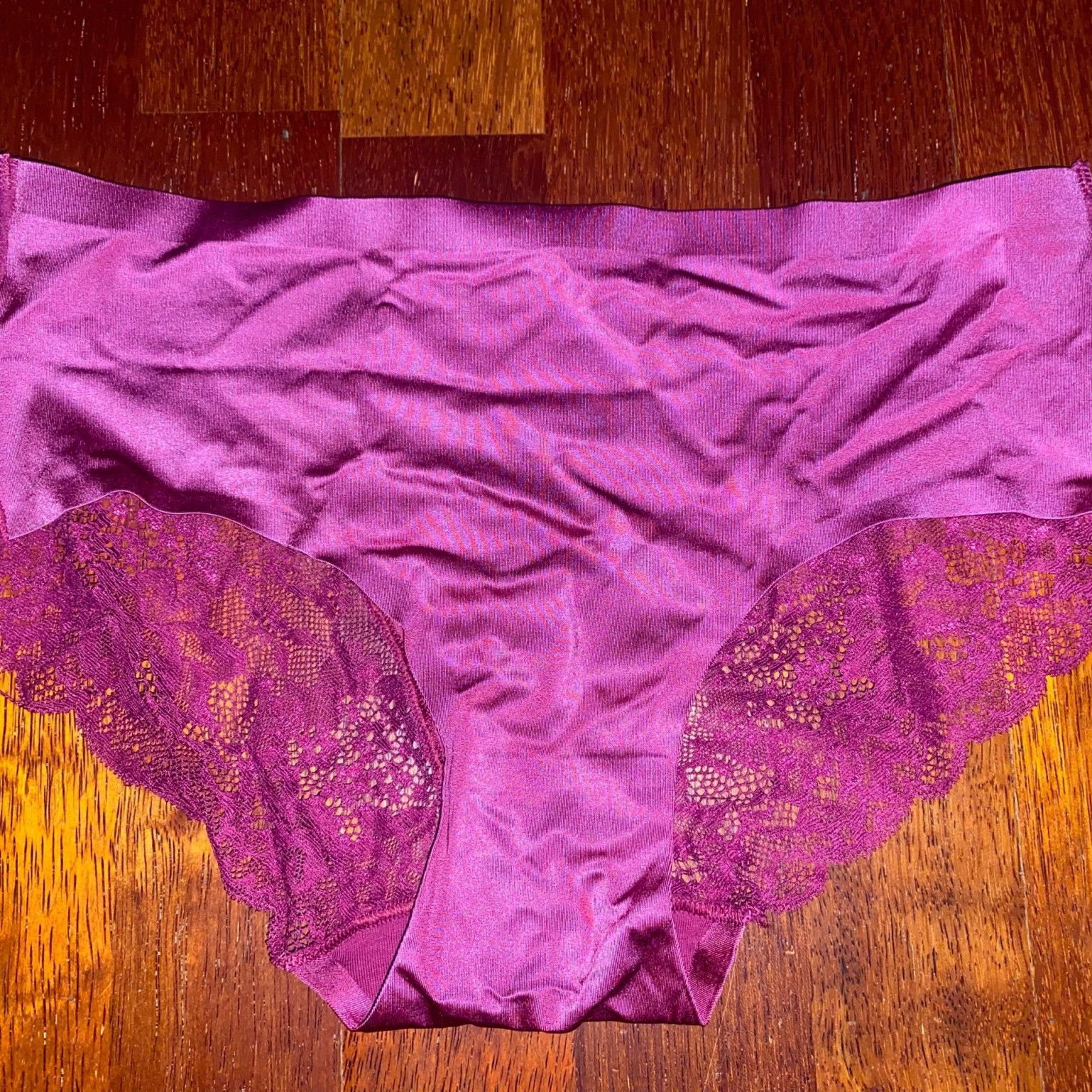 Pink Lace Spandex Panties