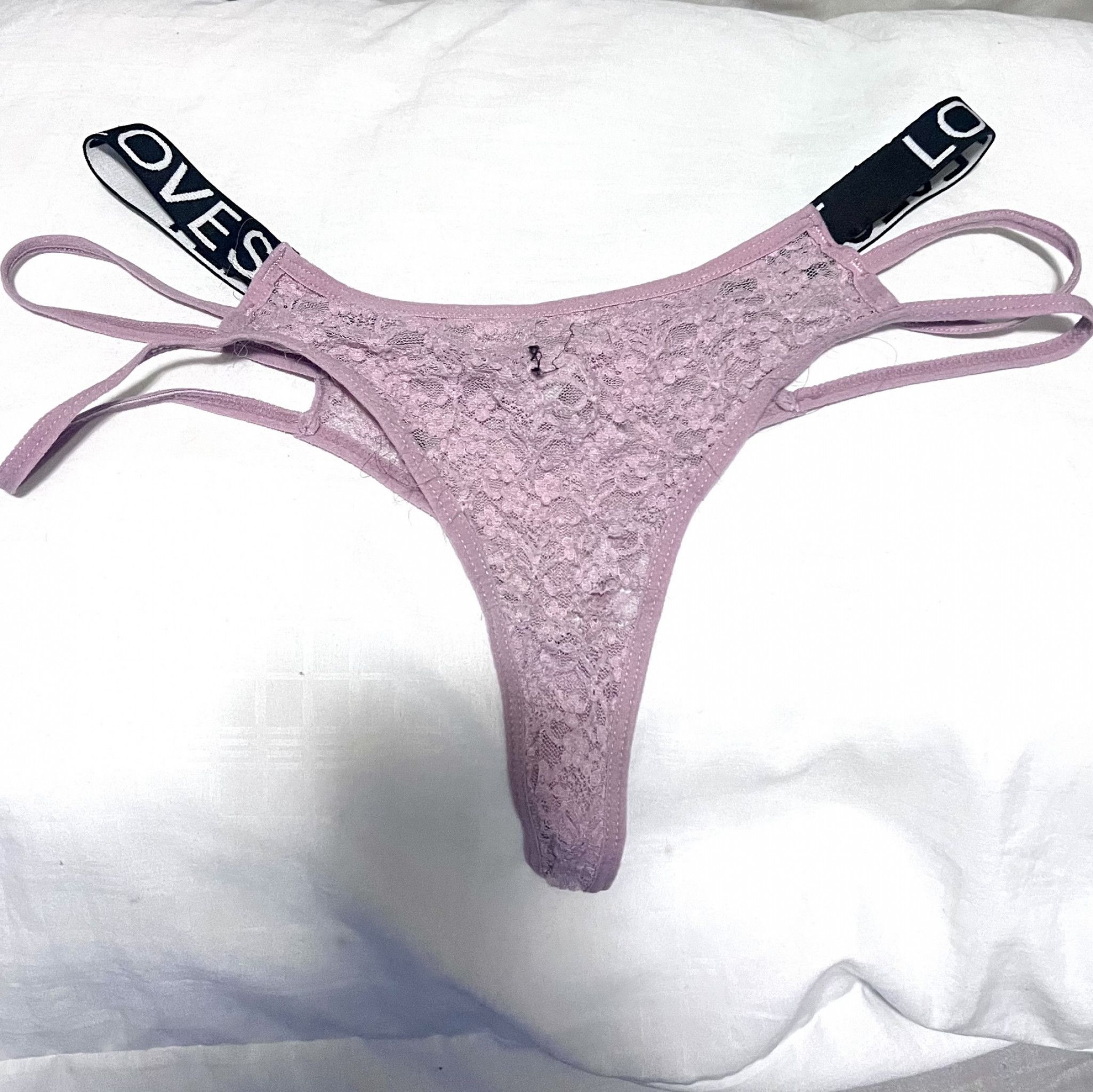Pink thong