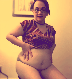 Sexy Thick Girl  Big Belly Photo Set