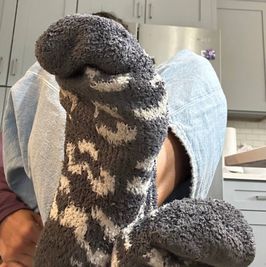Worn Fuzzy Socks