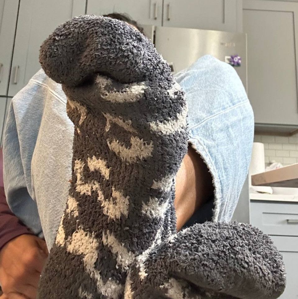 Worn Fuzzy Socks