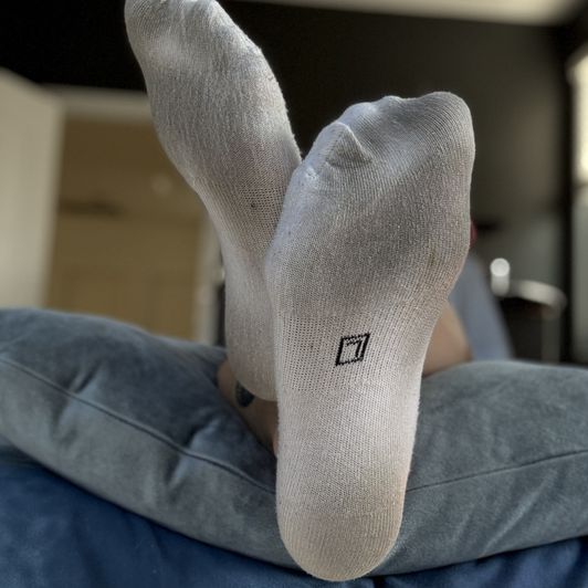 Dirty White Ankle Socks