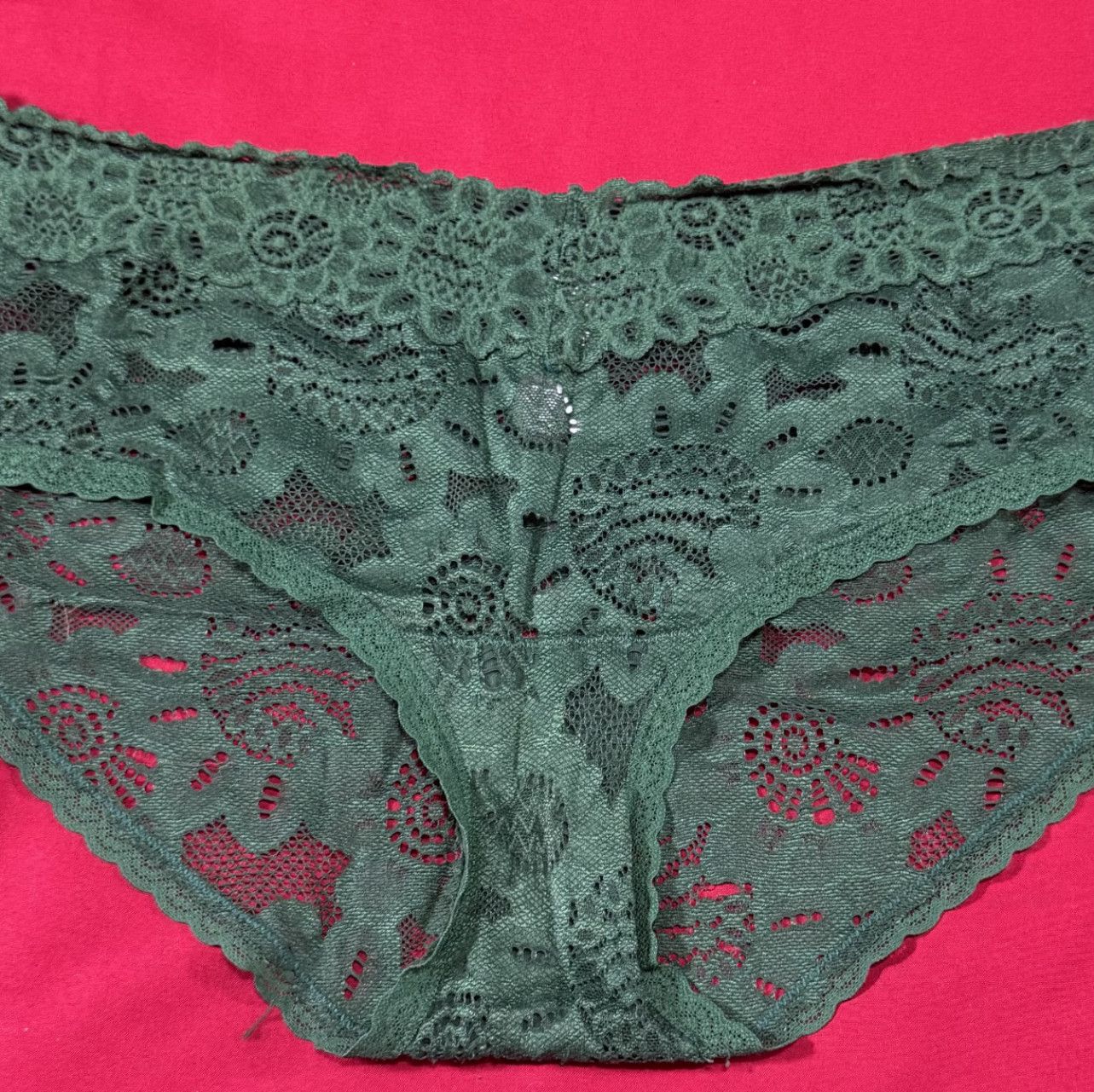 Dark green panties