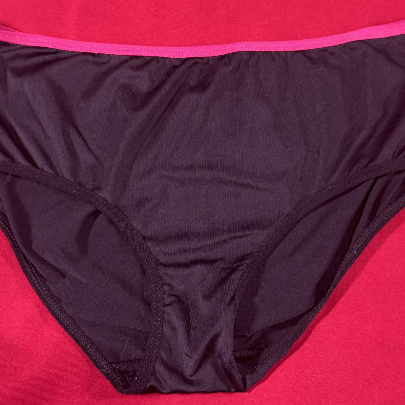 Black and pink panties