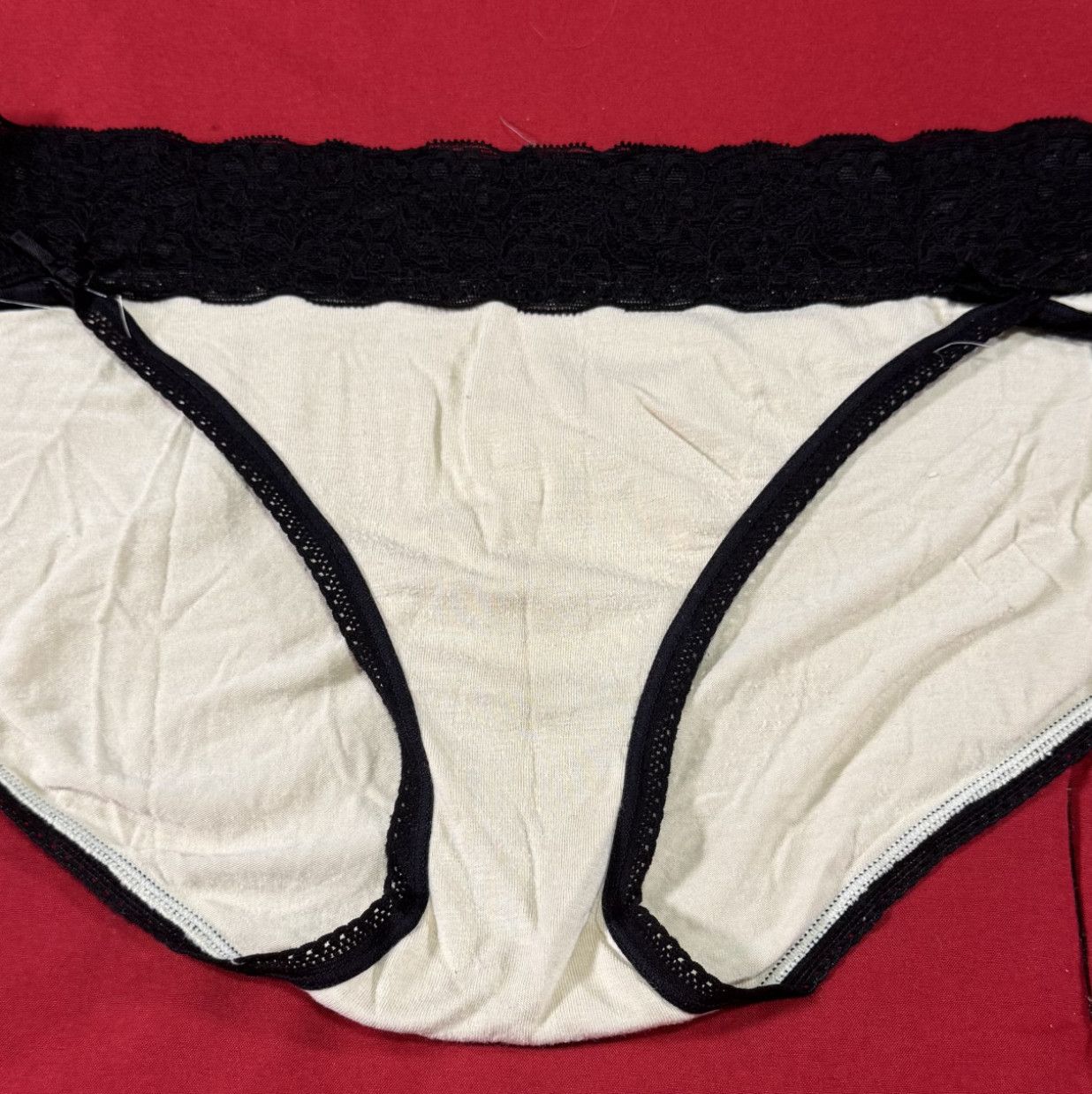 Tan and black panties