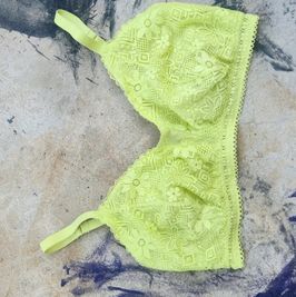 Lime Green Lace Bracelet