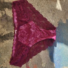 Burgundy bandana panties