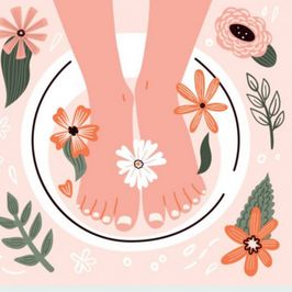 Foot spa and pedicure