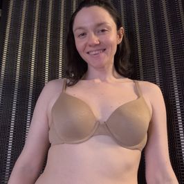 Very Worn Nude Bra