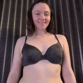 Very Worn Black Bra