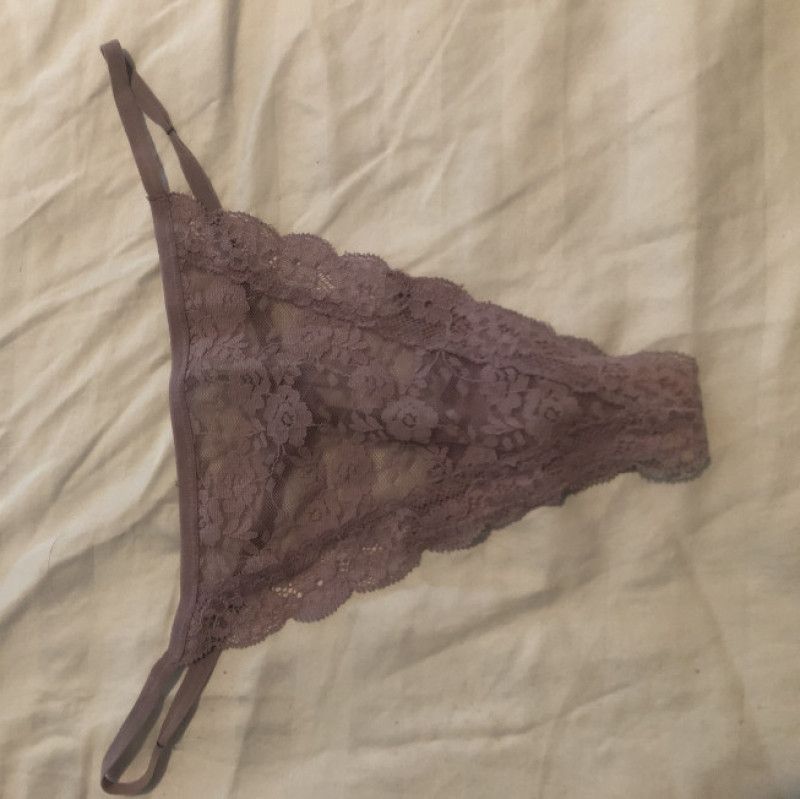 Light Pink Lace V String