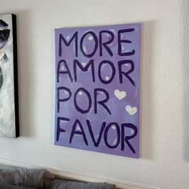 Purple My Own Acrylic Art