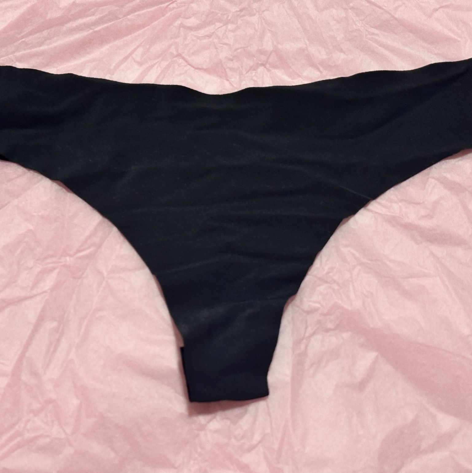 Black Yoga Thong