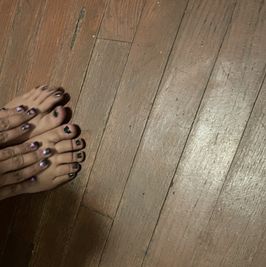 Pay to get my feet scrubbed