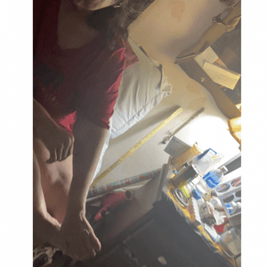 Delicious aunt dry soles and scratching feet