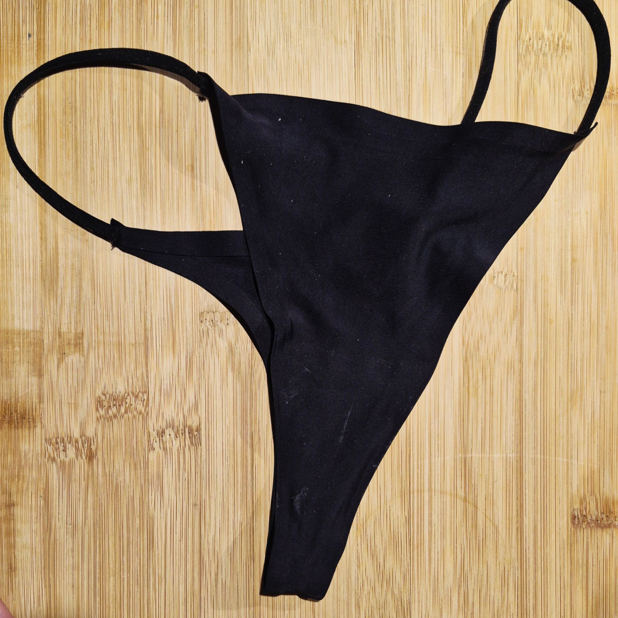 Black thong